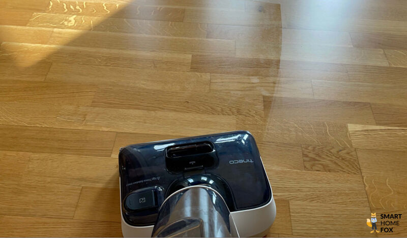 Tineco Floor One S6 Stretch без следов влажной уборки